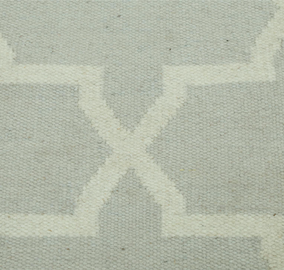 asterlane woolen dhurrie carpet pdwl-124 silver ash